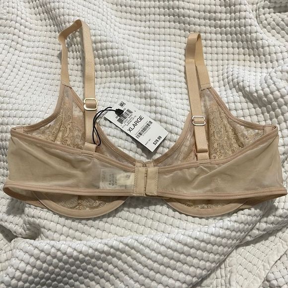 NWT- INC International Concepts - XL & XXL. Lace Unlined Underwire Bra - Picture 2 of 6